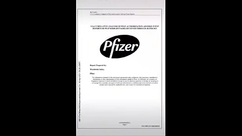 Many many side effects of the vaccine presented by Pfizer