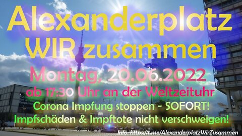 20.06.2022 Alexanderplatz Wir zusammen