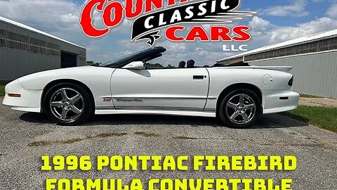 1996 Pontiac Firebird Formula Convertible