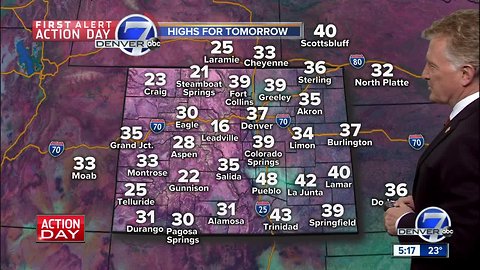 Snow continues tonight for Denver, roads will be icy overnight