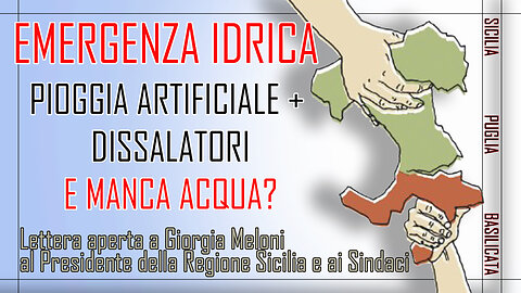 SICILIA - immersi nell'acqua e MORIRE ESSICATI ? [chi vuole il male delle Persone?]