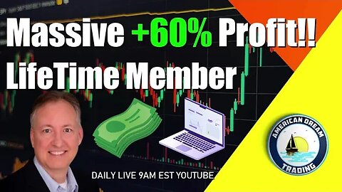 Massive +60% Profit Lifetime Member Stock Market