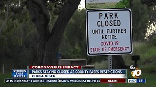 Chula Vista parks staying closed as county eases some restrictions