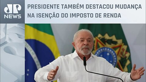 Lula anuncia aumento do salário mínimo em rede nacional de rádio e televisão