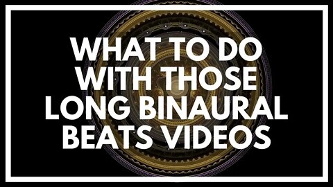 How To Actually USE Those 8 Hour Long Binaural Beat Tracks To Lucid Dream