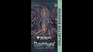 MTG Duskmourn -Pre-release week - We hit a Japanese card in english booster?