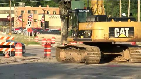 Roundabout construction underway in Hales Corners