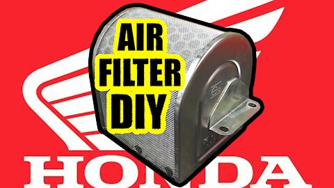 Honda Motorcycle Air Filter Change CBR500R/F/X