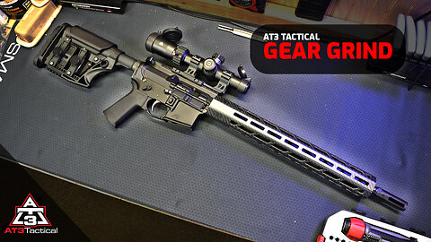 LBE Unlimited CHF Barrel, Jag Composites Carbon Fiber Handguard, Luth-AR's MBA-3 Stock