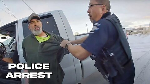 Incredible police showdown at a truck stop leaves everyone stunned