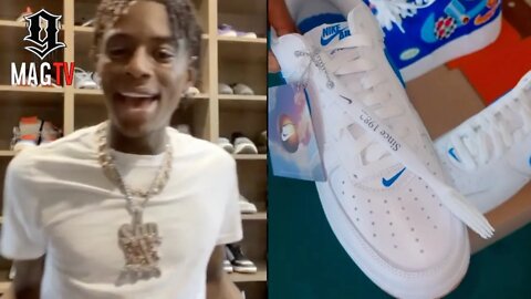 Soulja Boy On Being The 1st Rapper With The "Toothbrush" Air Force 1's! 🦷