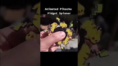 Animated Pikachu Fidget Spinner