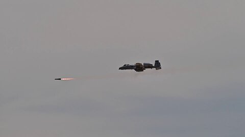 A-10 Thunderbolt II Maverick Strike Test on NTTR