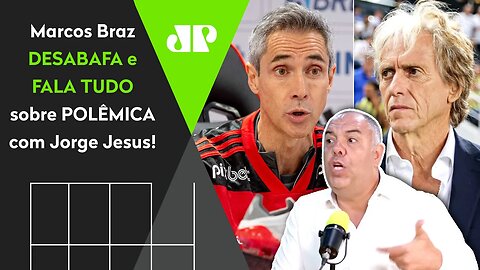 "VOCÊ PENSA que eu sou UM IMBECIL de achar que o Jorge Jesus..." Marcos Braz DESABAFA sobre Flamengo