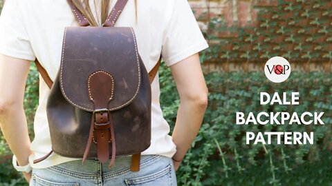 Dale Leather Backpack Pattern by Vasile and Pavel