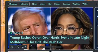 Trump Calls Out Oprah Fraud KABOOM