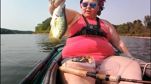 Kayak crappie fun