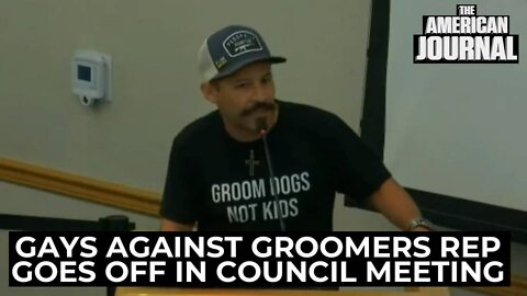 “Gays Against Groomers” Representative Gives POWERFUL Testimony To California City Council