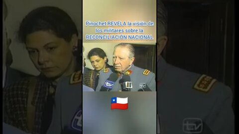 PINOCHET A PROPÓSITO DE FARISEOS QUE HABLAN DE RECONCILIACIÓN