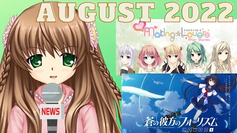 Visual Novel Monthly Recap - August 2022 News (ft. Making Lovers + Aokana)