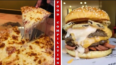 Cheese Pizza - Delicious Food Video Compilation - Tasty and Satisfying Food Videos