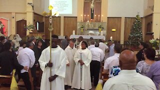 South Africa - Cape Town - Leon Muller’s funeral service. (Video) (8AW)