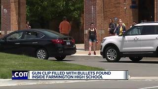 Lockdown lifted at Farmington High School after magazine of bullets found