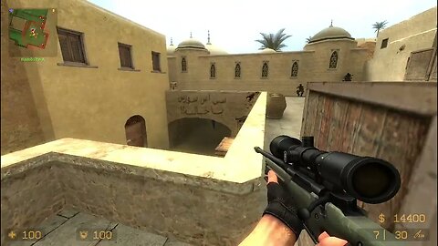 Counter Strike Source Dust 2 Bots #98 Only Sniper Rifles