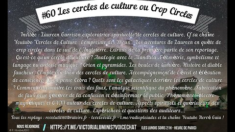 Radio Pléiades #60 - Les cercles de culture ou "crop circles"