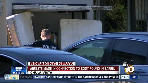 Arrests made in death of man whose body was found in drum floating in San Diego Bay