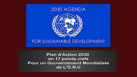 AGENDA 2030 / ONU et "World Economic Forum" (Great reset) Hd 1080