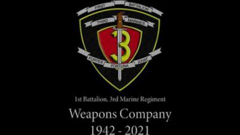 Weapons Company deactivation ceremony