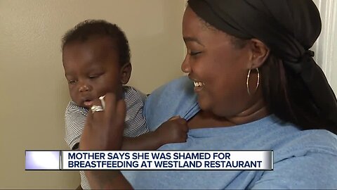 Mother says she was shamed for breastfeeding at Golden Corral in Westland