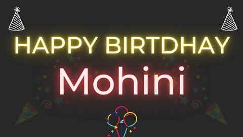 Happy Birthday to Mohini - Birthday Wish From Birthday Bash