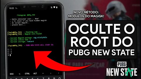 COMO OCULTAR O ROOT DO PUBG NEW STATE! | NOVO MÉTODO COM MÓDULO DO MAGISK | NEW STATE UNLOCKER