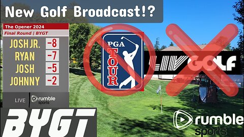 BIG NEWS: World's First Backyard Golf Tournament BROADCAST (BYGT)