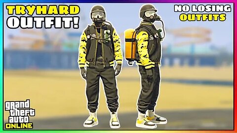 Easy Black Joggers Invisible Torso Air Tank Glitched Tryhard Outfit (No Transfer) (GTA Online)