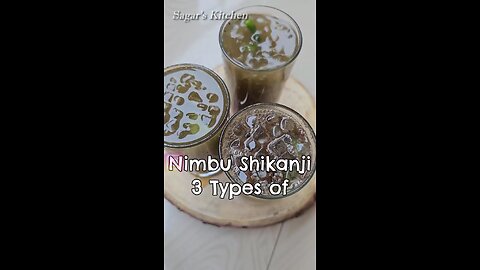 three types of lemon shiknjvi recipe for summer