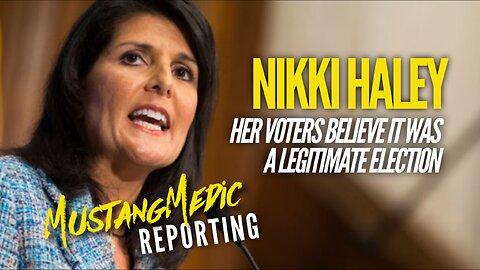 #NikkiHaley #supporters believe #joebiden was legitimately #elected hmmmmmm