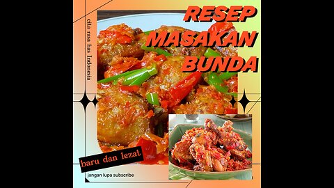 Resep ayam balado