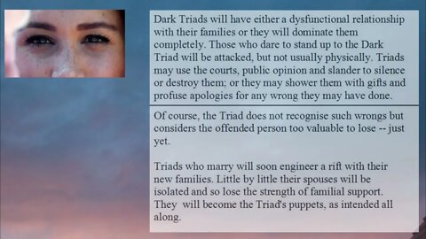 Meghan Markle: Dark Triad?