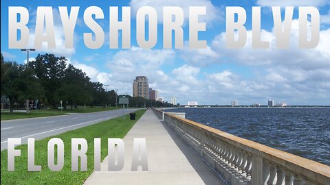 Beautiful Bayshore Boulevard, Tampa, Florida - 4K Drive - 2022