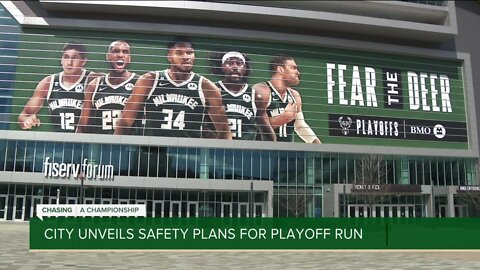 New security efforts in Deer District during Milwaukee Bucks playoffs