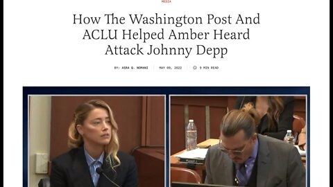 I Read to You: How the Washington Post and the ACLU Helped Amber Heard Attack Johnny Depp