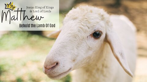 Behold the Lamb of God