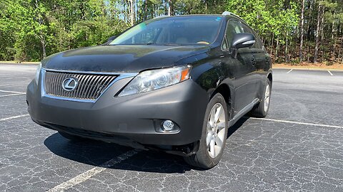 I TOOK MY LEXUS RX350 TO GET A ALIGNMENT SHOP & WHEN I TRIED TO PULL OFF IT WOULD'NT CRACK!