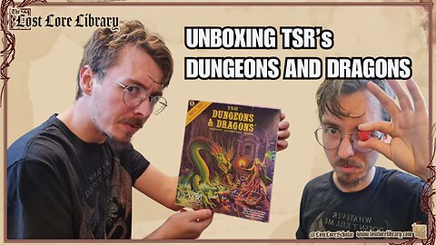 VINTAGE Dungeons and Dragons Basic Set UNBOXING