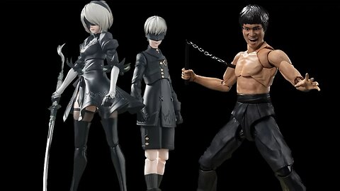 S.H.Figuarts NieR:Automata Ver1.1a YoRHa No. 2 Type B YoRHa No. 9 Type S Bruce Lee LEGACY 50th Ver.