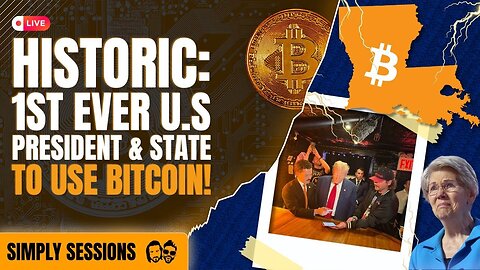 BREAKING: Trump and Louisiana Make History With Groundbreaking Bitcoin Transactions!