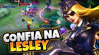 O DANO DA LESLEY NÃO TÁ NORMAL | MOBILE LEGENDS